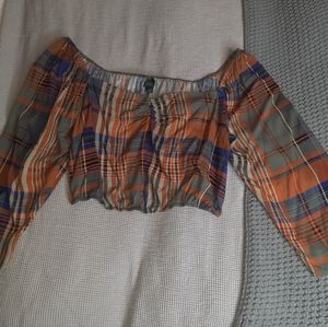 Semi Off - Shoulder Crop Top NWOT